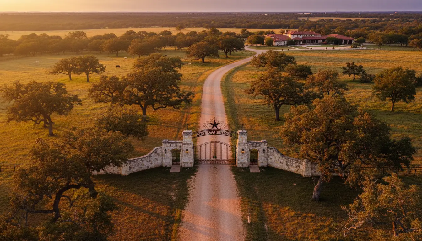 Texas ranch and land property by The Inman Group